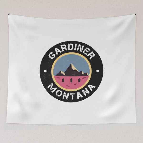 Item preview, Gardiner Montana State Lovers Mountains Nature designed and sold by TastefulTees.