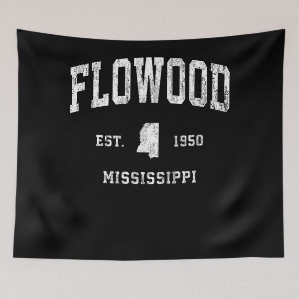 Item preview, Flowood Mississippi Ms Vintage Athletic Sports Design  designed and sold by judyufmi.