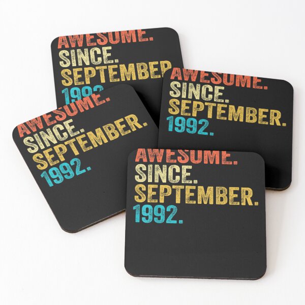 Item preview, 30 Years Old Gift Awesome Since September 1992 30th Birthday  designed and sold by scirarmav.