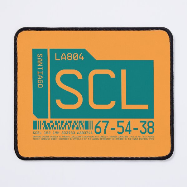 Item preview, Luggage Tag C - SCL Santiago Chile designed and sold by VoodooCircus.