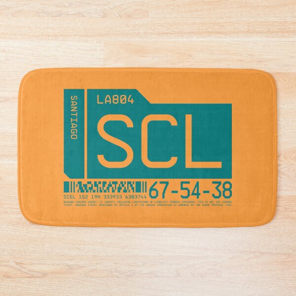 Item preview, Luggage Tag C - SCL Santiago Chile designed and sold by VoodooCircus.