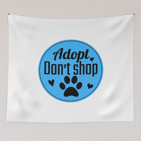 Item preview, Adopt don't shop animal activist designed and sold by Justtrendytees.