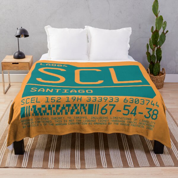 Item preview, Luggage Tag C - SCL Santiago Chile designed and sold by VoodooCircus.