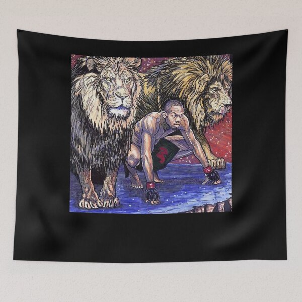 Item preview, Jon Jones Lion Pack Leader Ufc Fighter Art designed and sold by RODNEYKEITH.