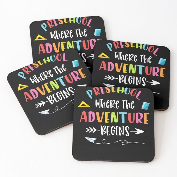 Item preview, Preschool Where The Adventure Begins Back To School Teacher  designed and sold by judyufmi.