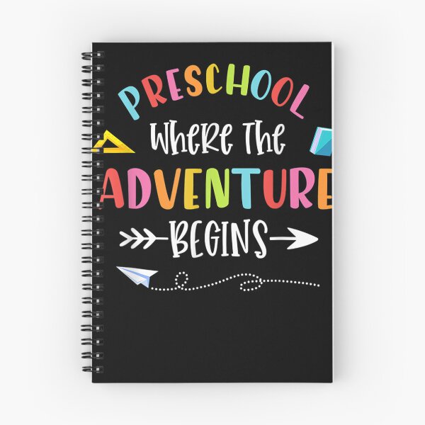 Item preview, Preschool Where The Adventure Begins Back To School Teacher  designed and sold by judyufmi.