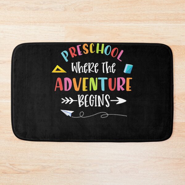 Item preview, Preschool Where The Adventure Begins Back To School Teacher  designed and sold by judyufmi.