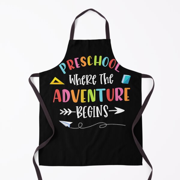 Item preview, Preschool Where The Adventure Begins Back To School Teacher  designed and sold by judyufmi.