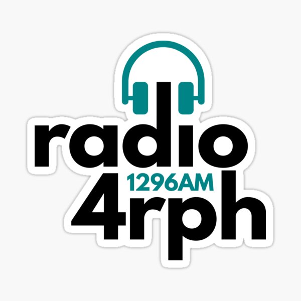 Show your support for Radio 4RPH Sticker