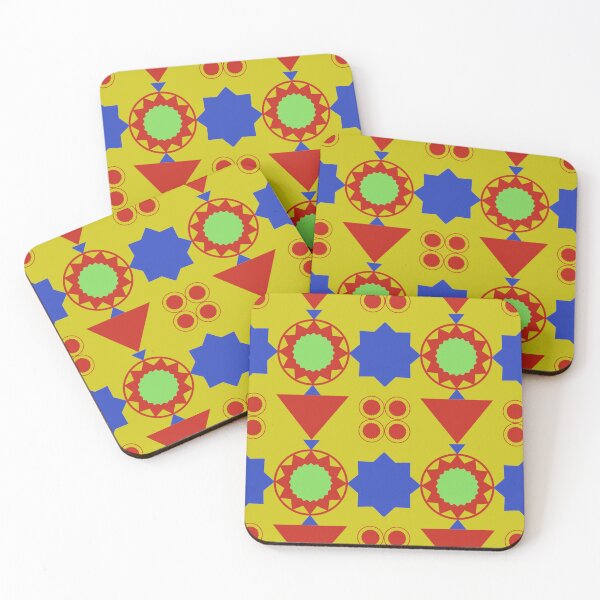 Item preview, Colorful Geometrical Multiple Shapes Pattern designed and sold by theredsharp.