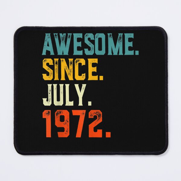 Item preview, Born 50 Years Old Awesome Since July 1972 50th Birthday  designed and sold by scirarmav.