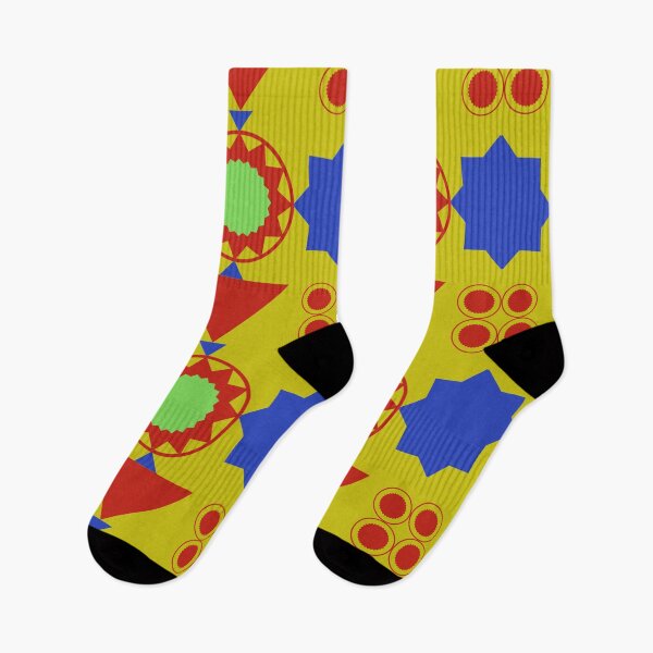 Item preview, Colorful Geometrical Multiple Shapes Pattern designed and sold by theredsharp.