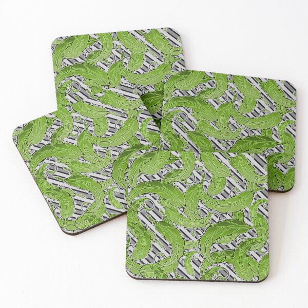 Item preview, Copy of Seamless feather pattern in bright green. designed and sold by Michael Pulley.