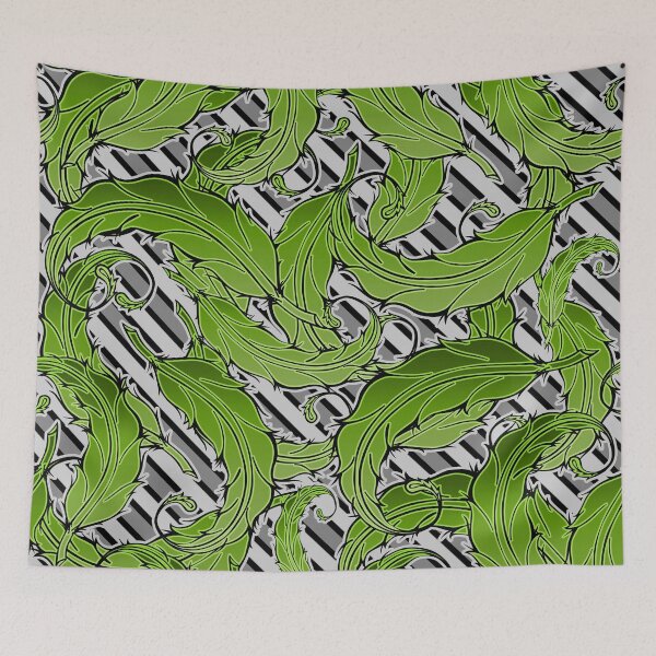 Item preview, Copy of Seamless feather pattern in bright green. designed and sold by Michael Pulley.