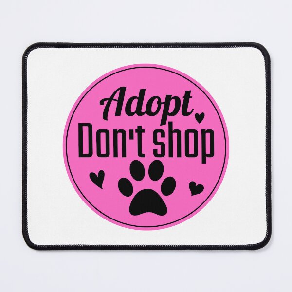 Item preview, Adopt don't shop animal activist designed and sold by Justtrendytees.
