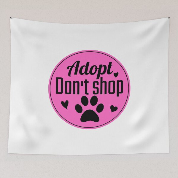 Item preview, Adopt don't shop animal activist designed and sold by Justtrendytees.