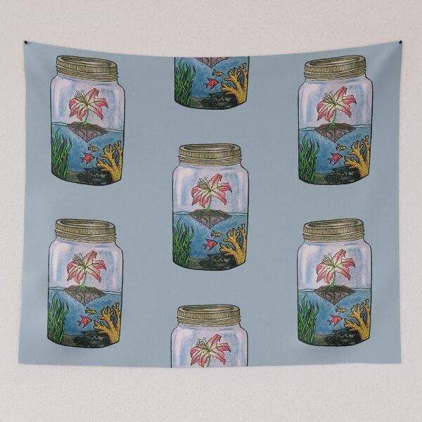 Item preview, Sparkling Aquarium in a Jar designed and sold by maryhorohoe.