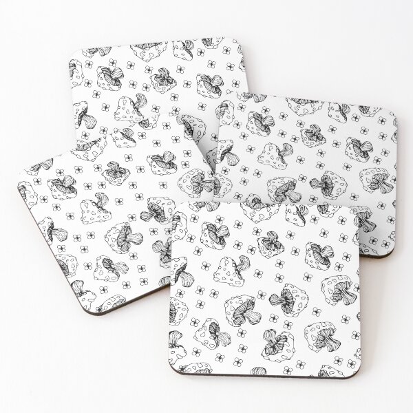 Item preview, bed of flower mushrooms designed and sold by euise.