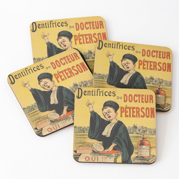 Item preview, DENTIFRICE du DOCTEUR PETERSON Paris 1900 Vintage French Advertising Poster by Eugene Oge designed and sold by retroposters.