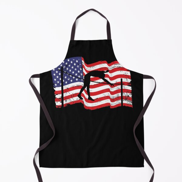 Item preview, Pole Vaulting Pole Jump Track And Field America Usa Flag designed and sold by scirarmav.