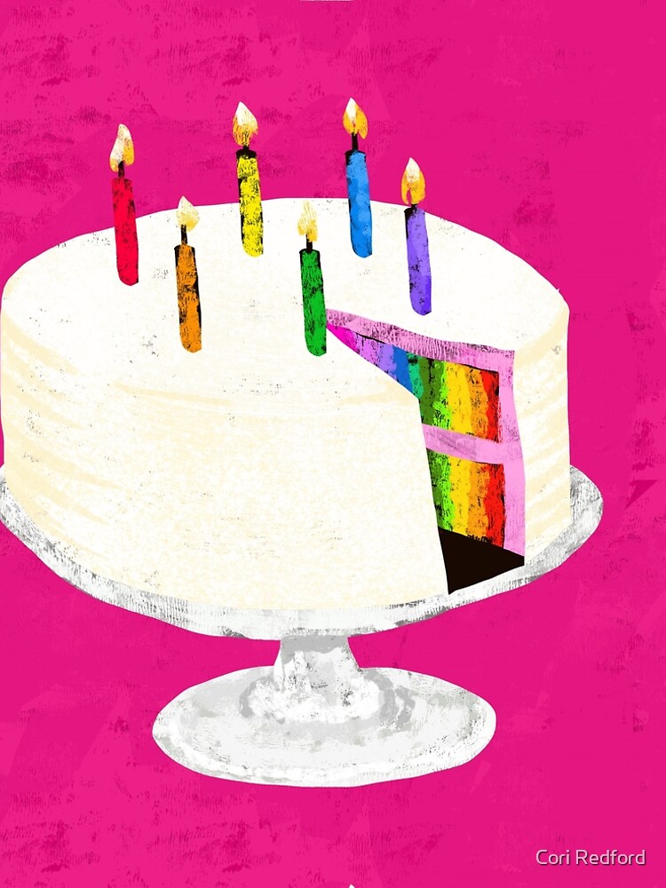 Rainbow Birthday Cake by coriredford