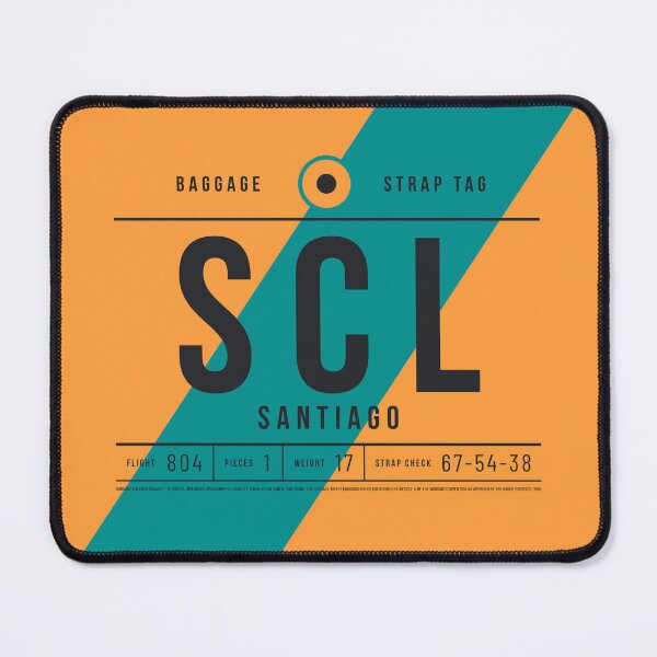 Item preview, Luggage Tag E - SCL Santiago Chile designed and sold by VoodooCircus.