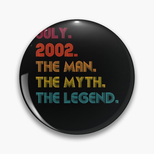 Item preview, Man Myth Legend July 2002 20th Birthday For 20 Years Old  designed and sold by judyufmi.