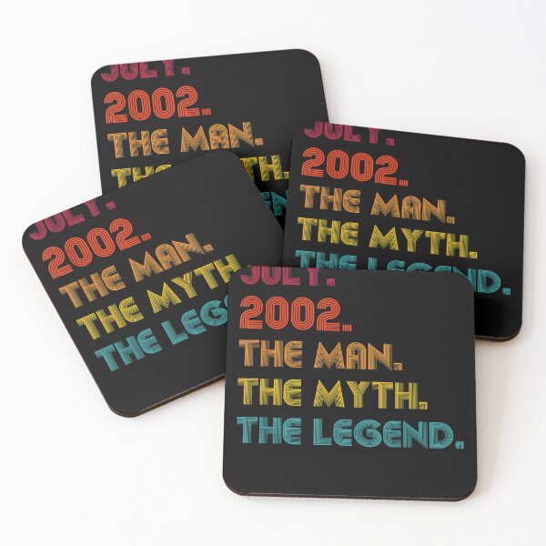 Item preview, Man Myth Legend July 2002 20th Birthday For 20 Years Old  designed and sold by judyufmi.