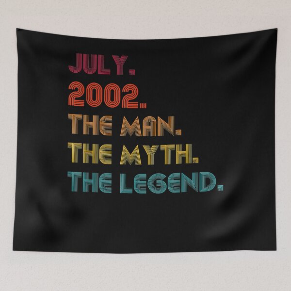 Item preview, Man Myth Legend July 2002 20th Birthday For 20 Years Old  designed and sold by judyufmi.