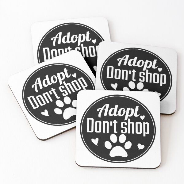 Item preview, Adopt don't shop designed and sold by Justtrendytees.