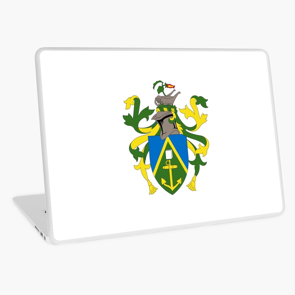 "Pitcairn Islands Coat of Arms" Laptop Skin for Sale by Tonbbo | Redbubble