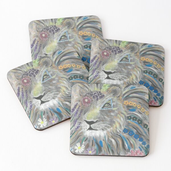 Item preview, Floral Lion  designed and sold by DaisyloveArt.