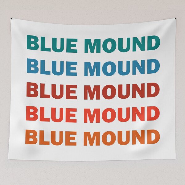 Item preview, Blue-Mound Texas Blue-Mound TX Retro Vintage Text  designed and sold by Rami Khalifah.