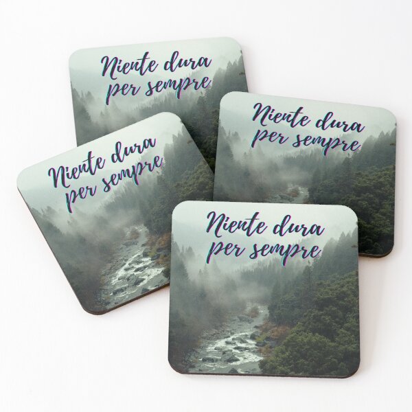 Item preview, Nothing lasts forever - popular Italian quotes theme gifts  designed and sold by RebelliousRosee.