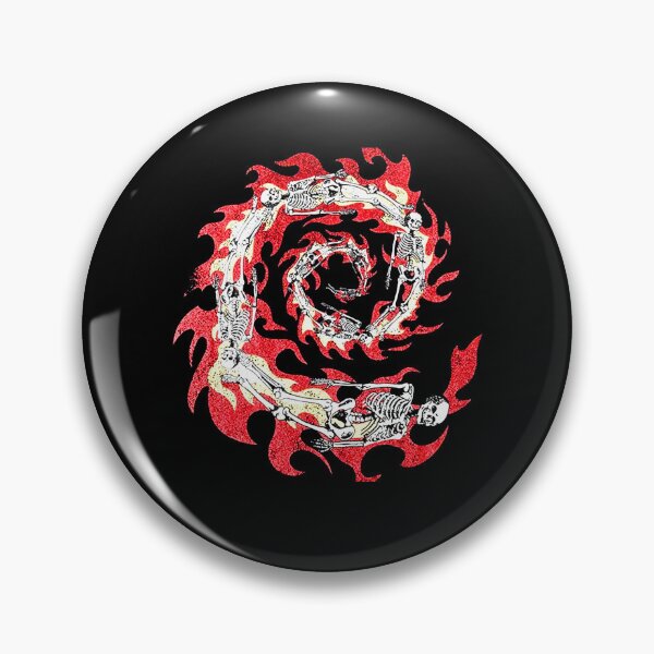 Item preview, Skelton flame designed and sold by shopJDiaia.
