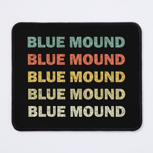 Item preview, Blue-Mound Texas Blue-Mound TX Retro Vintage Text  designed and sold by Rami Khalifah.
