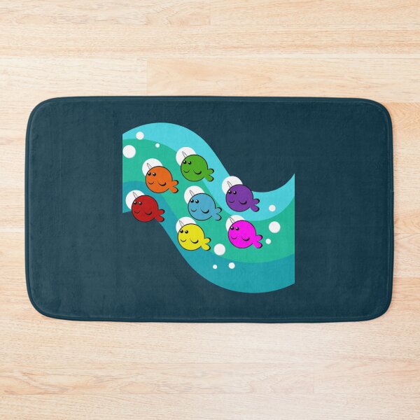 Item preview, Rainbow narwhals   designed and sold by feralchildren99.