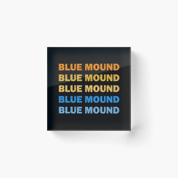 Item preview, Blue-Mound Texas Blue-Mound TX Retro Vintage Text designed and sold by Rami Khalifah.