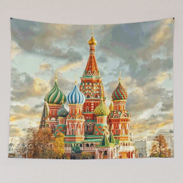 Item preview, St Basel Cathedral Kremlin Moscow Russia designed and sold by Vicky Brago-Mitchell®.