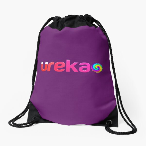 ureka: earth heart community - logo Drawstring Bag