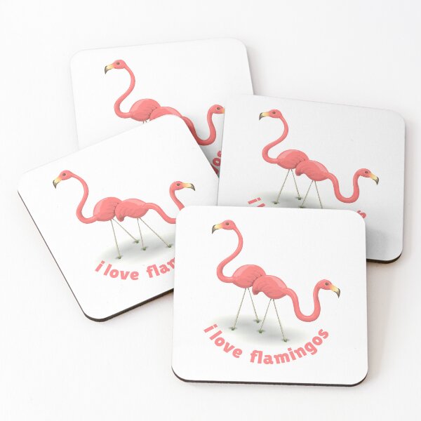 Item preview, I Love Flamingos designed and sold by risingrocket.