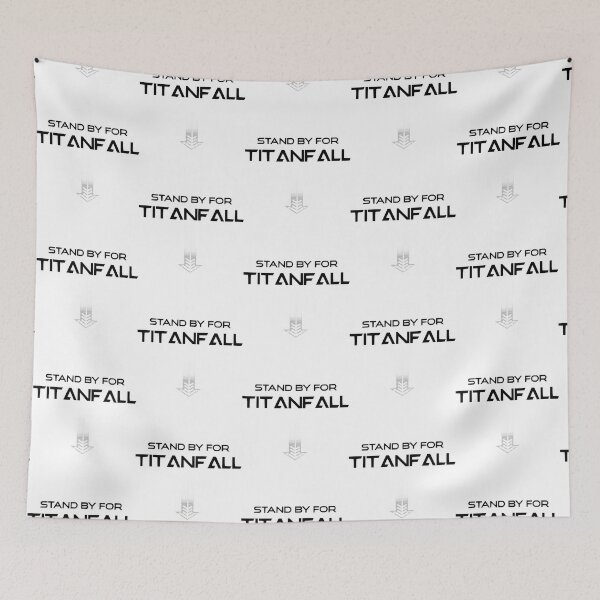 Item preview, Stand by for Titanfall - Titanfall Black Words   designed and sold by RoxyMoonShops.