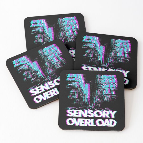 Item preview, sensory overload autism design   designed and sold by feralchildren99.