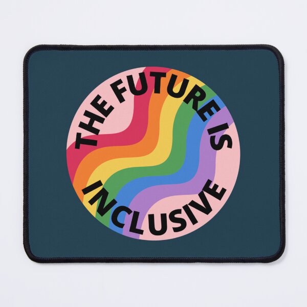 Item preview, The Future Is Inclusive Pride Rainbow Pink   designed and sold by feralchildren99.