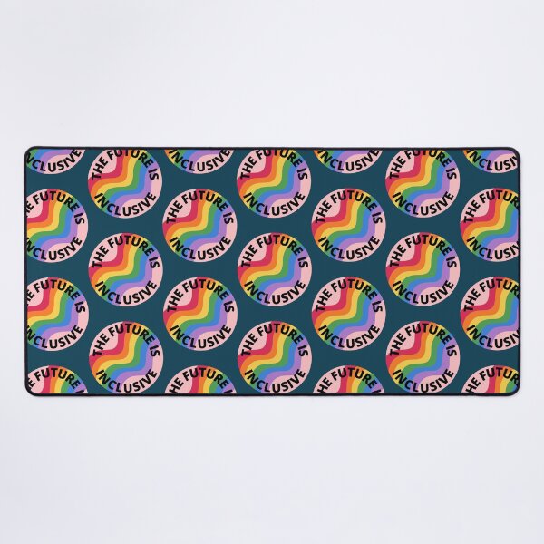 Item preview, The Future Is Inclusive Pride Rainbow Pink designed and sold by feralchildren99.
