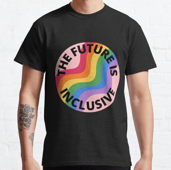 Item preview, The Future Is Inclusive Pride Rainbow Pink   designed and sold by feralchildren99.