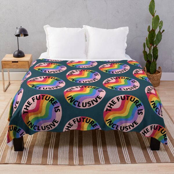 Item preview, The Future Is Inclusive Pride Rainbow Pink designed and sold by feralchildren99.