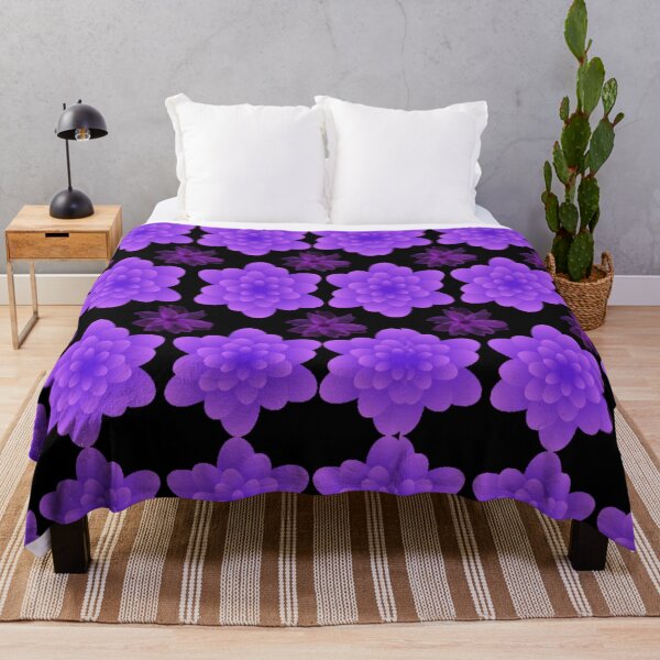 Item preview, Purple flower pattern designed and sold by Itzjustlife.