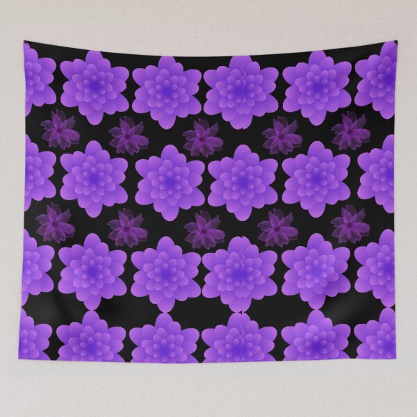 Item preview, Purple flower pattern designed and sold by Itzjustlife.