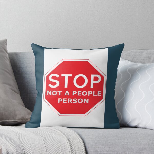 Item preview, Stop! Not a people person    designed and sold by feralchildren99.